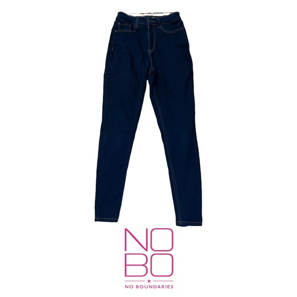 No Boundaries | Women’s High Rise Skinny Dark Denim Jeans | Size 7 - Picture 1 of 4